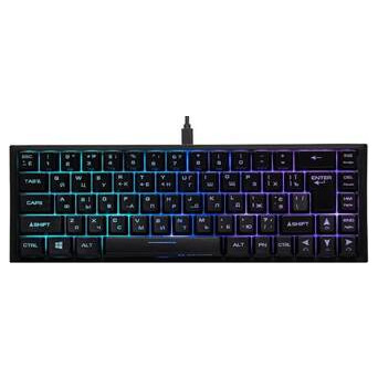Клавиатура 2E Gaming KG350UBK RGB Ukr (2E-KG350UBK) Black USB фото №1