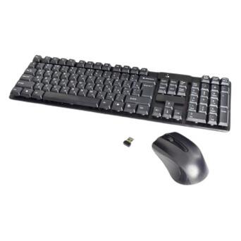 Клавіатура бездротова Jedel TJ-808+миша USB діапазон 10 м чорний (AM-2964_406) фото №5