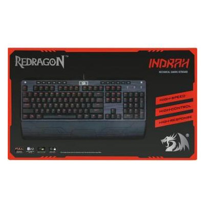 Клавиатура Redragon Indrah RU Black (70449) фото №8