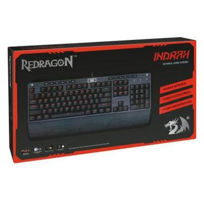 Клавиатура Redragon Indrah RU Black (70449) фото №7