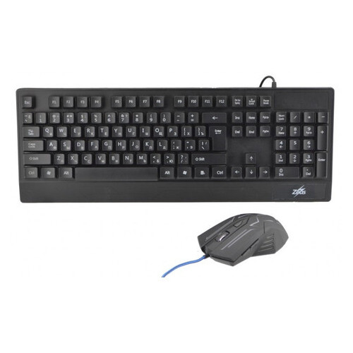 Комплект клавиатура + мышка Zeus M710 с подсветкой (55501157) фото №1