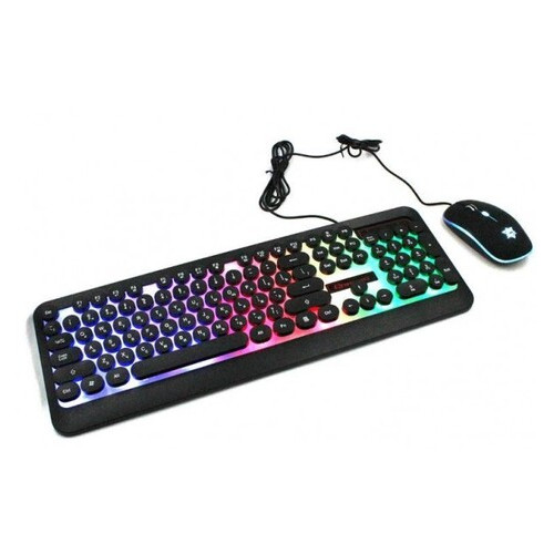 Комплект клавиатура игровая Led + мышь HK3970 6947 (77702658 фото №1
