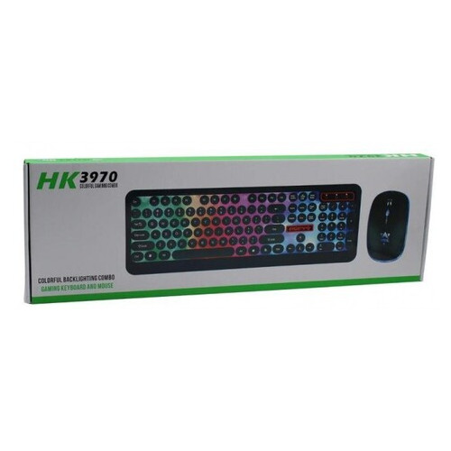 Комплект клавиатура игровая Led + мышь HK3970 6947 (77702658 фото №3
