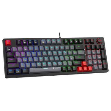 Клавіатура GamePro MK120B LED Red Switches USB Black фото №2