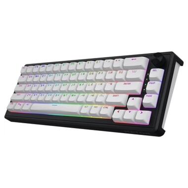 Клавиатура Hator Skyfall 65 Aurum Sterling RGB Wireless/Bluetooth/USB UA Black/White (HTK3160UA) фото №3