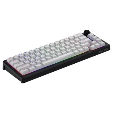 Клавиатура Hator Skyfall 65 MAG ULTRA 8K Aurum Ice RGB USB UA Black/White (HTK1860UA) фото №4