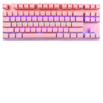 Клавиатура Motospeed K82 Hot-Swap Outemu Blue (mtk82phsb) Pink USB фото №1