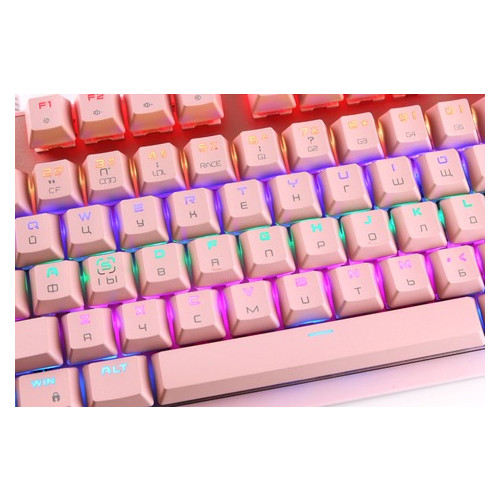 Клавиатура Motospeed K82 Hot-Swap Outemu Blue (mtk82phsb) Pink USB фото №9