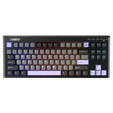 Клавиатура беспроводная 1stPlayer NEO87 Wireless Midnight Violet (NEO87-MV-TLD) фото №1