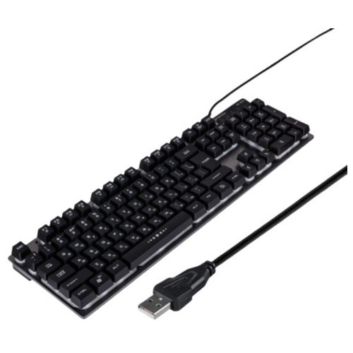 Клавіатура та миша Fantech Major KX302s LED підсвічування USB вбудований кабель чорний (ЦУ-00033227_1077) фото №3