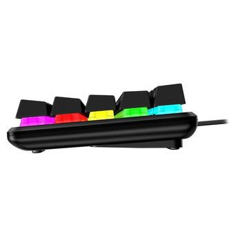 Клавiатура HyperX Alloy Origins 65 Red USB RGB ENG/RU Black (4P5D6AX) фото №4