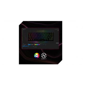 Клавiатура HyperX Alloy Origins 65 Red USB RGB ENG/RU Black (4P5D6AX) фото №9