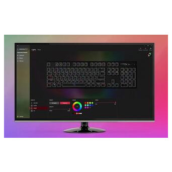 Клавиатура HyperX Alloy Origins Aqua USB RGB PBT ENG/RU Black (639N5AA) фото №10