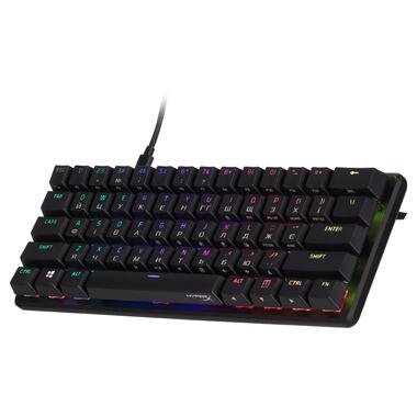 Клавиатура механическая HyperX Alloy Origins 60 61key Red USB-A EN/UA RGB черный (4P5N4AA) фото №4