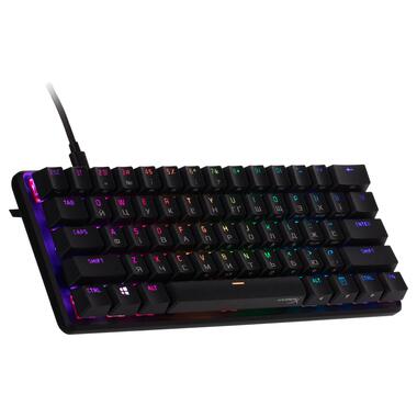 Клавиатура механическая HyperX Alloy Origins 60 61key Red USB-A EN/UA RGB черный (4P5N4AA) фото №3