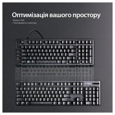 Клавиатура HyperX Eve 1800 USB UA Black (B7JE0AA) фото №5