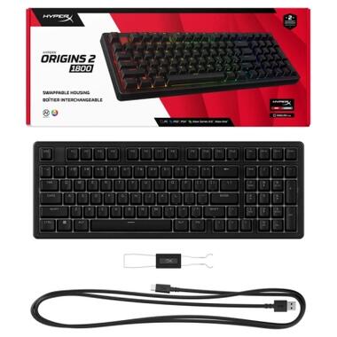 Клавиатура HyperX Origins 2 1800 HX Red USB UA Black (B4QS4AA) фото №12