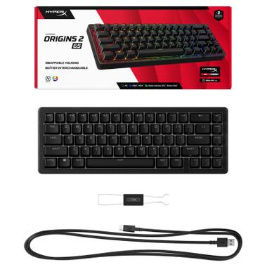 Клавиатура HyperX Origins 2 65 HX Red USB UA Black (B4QS3AA) фото №6