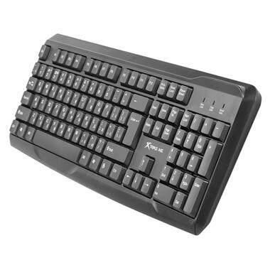 Клавіатура XTRIKE ME KB-229 UA 104 кл. USB, чорна (KB-229UA) фото №5