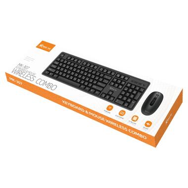 Комплект бездротовий XTRIKE ME UA (клавіатура + мишка 4 кн.,1600dpi) чорний (MK-307UA) фото №6