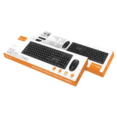 Комплект бездротовий XTRIKE ME UA (клавіатура + мишка 4 кн.,1600dpi) чорний (MK-307UA) фото №7