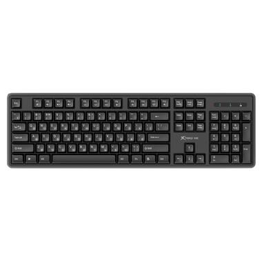 Комплект бездротовий XTRIKE ME UA (клавіатура + мишка 4 кн.,1600dpi) чорний (MK-307UA) фото №2