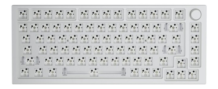 Клавіатура Glorious GMMK PRO 75% Barebone USB White (GLO-GMMK-P75- RGB-W) фото №1
