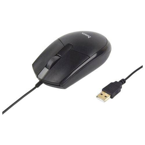 Клавіатура та миша Hoco GM16 підключення провідне та USB кабель 1,5 м чорний (ЦУ-00035244_281) фото №5