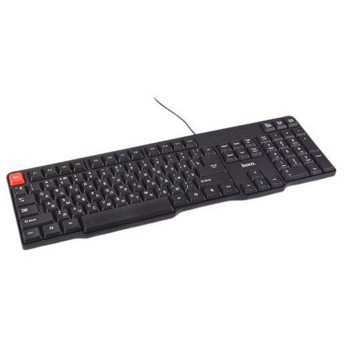 Клавіатура та миша Hoco GM16 підключення провідне та USB кабель 1,5 м чорний (ЦУ-00035244_281) фото №4