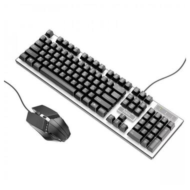 Игровая клавиатура + мышь Hoco GM18 Luminous Black фото №13