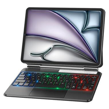 Клавиатура Hoco Smart keyboard for Pad Pro / Air2 / Air4 / Air5 (10.9 / 11 inches) GM33 черная фото №7