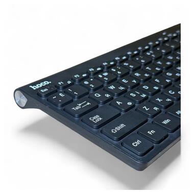 Беспроводная клавиатура Hoco GM70 мембранная Black фото №4