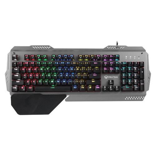 Клавиатура игровая Meetion Gaming RGB Backlit MK-20 черно-серая фото №2