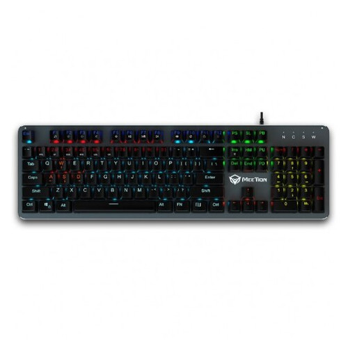 Клавиатура Meetion MK007 игровая с подсветкой черная фото №1