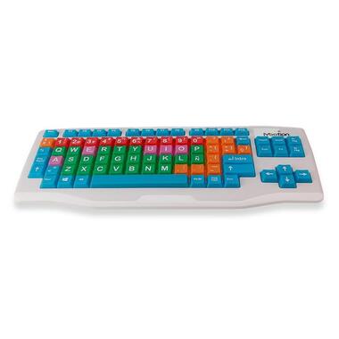 Клавиатура MEETION 2.4 G Kids wireless Keyboard WK800 белая фото №2