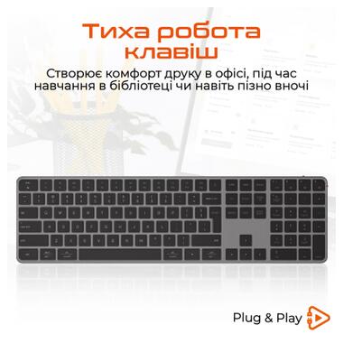 Клавиатура Meetion K230 Bluetooth/Wireless Black (MT-K230MW-A-RUA) фото №3