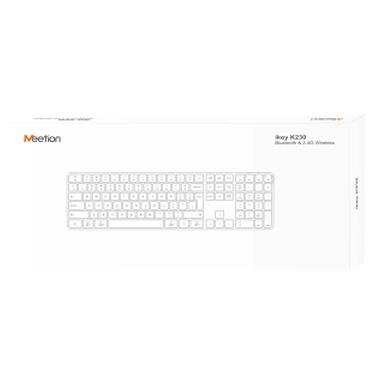 Клавиатура Meetion K230 Bluetooth/Wireless Black (MT-K230MW-A-RUA) фото №7