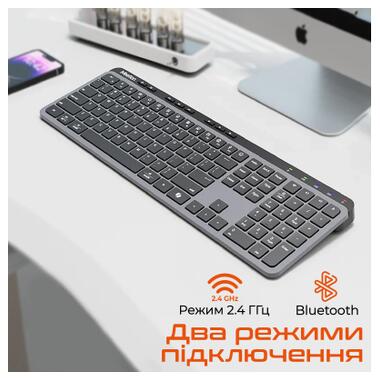 Клавиатура Meetion WK330 Wireless/Bluetooth Black (MT-WK330-A-RUA) фото №4