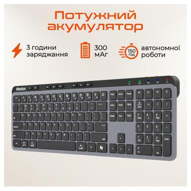 Клавиатура Meetion WK330 Wireless/Bluetooth Black (MT-WK330-A-RUA) фото №5