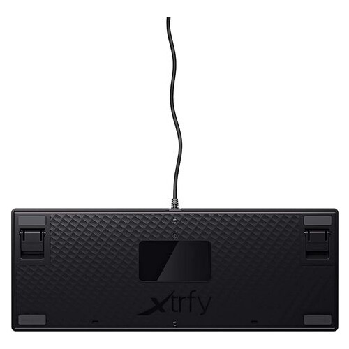 Клавіатура Xtrfy K4 TKL RGB Kailh Red Ukr-Ru, Black (XG-K4-RGB-TKL-R-UKR) фото №3