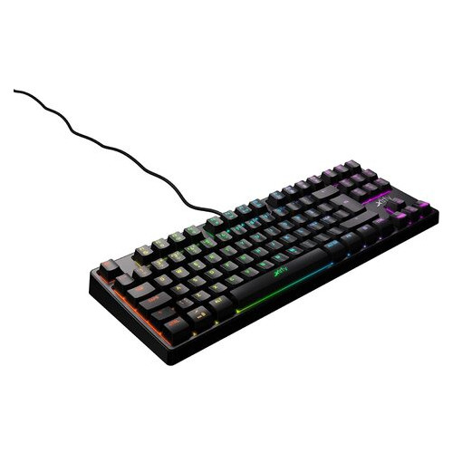 Клавіатура Xtrfy K4 TKL RGB Kailh Red Ukr-Ru, Black (XG-K4-RGB-TKL-R-UKR) фото №4
