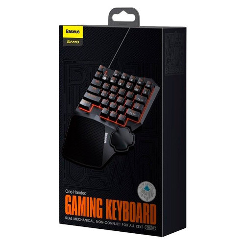 Игровая клавиатура Baseus GAMO One-Handed Gaming Keyboard Black GMGK01-01 фото №2