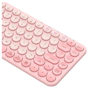Беспроводная клавиатура Baseus K01A Wireless Tri-Mode Keyboard (English Version) (B00955503) Baby Pink фото №5