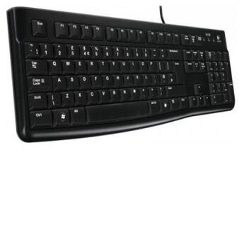 Клавіатура Logitech K120 USB OEM Ukr (920-002643) фото №3