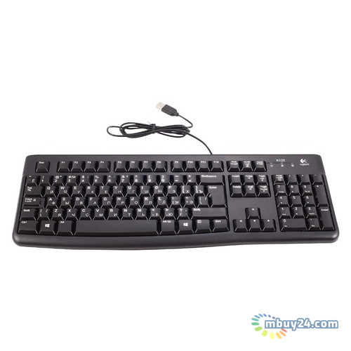 Клавіатура Logitech K120 USB OEM Ru (920-002522) фото №1