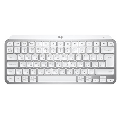 Клавіатура Logitech MX Keys Mini Wireless Illuminated Pale Grey (920-010502) фото №1