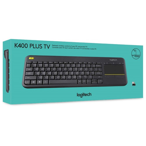 Клавіатура бездротова Logitech K400 Plus Black (920-007145) фото №4