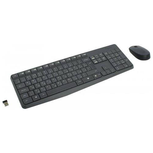 Комплект (клавіатура, миша) бездротовий Logitech MK235 Grey USB (920-007931) фото №2