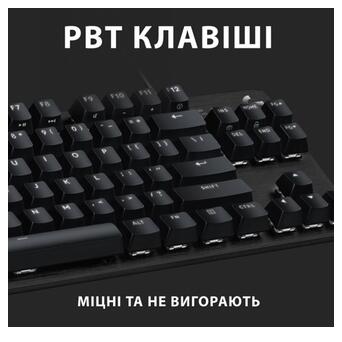 Клавіатура Logitech G413 TKL SE Corded Mechanical Gaming Keyboard Black (920-010446) фото №7