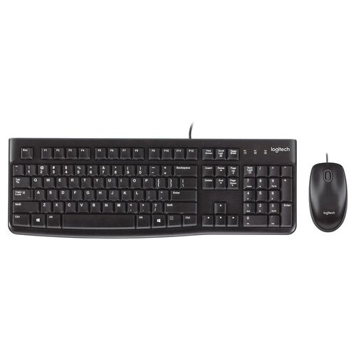 Комплект (клавіатура, миша) Logitech MK120 Black USB (920-002563) фото №1